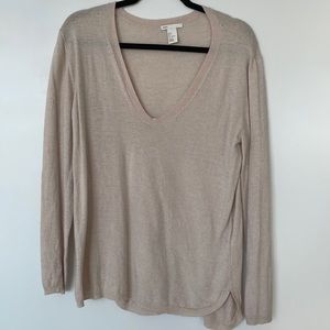 H&M light pink Sweater size small